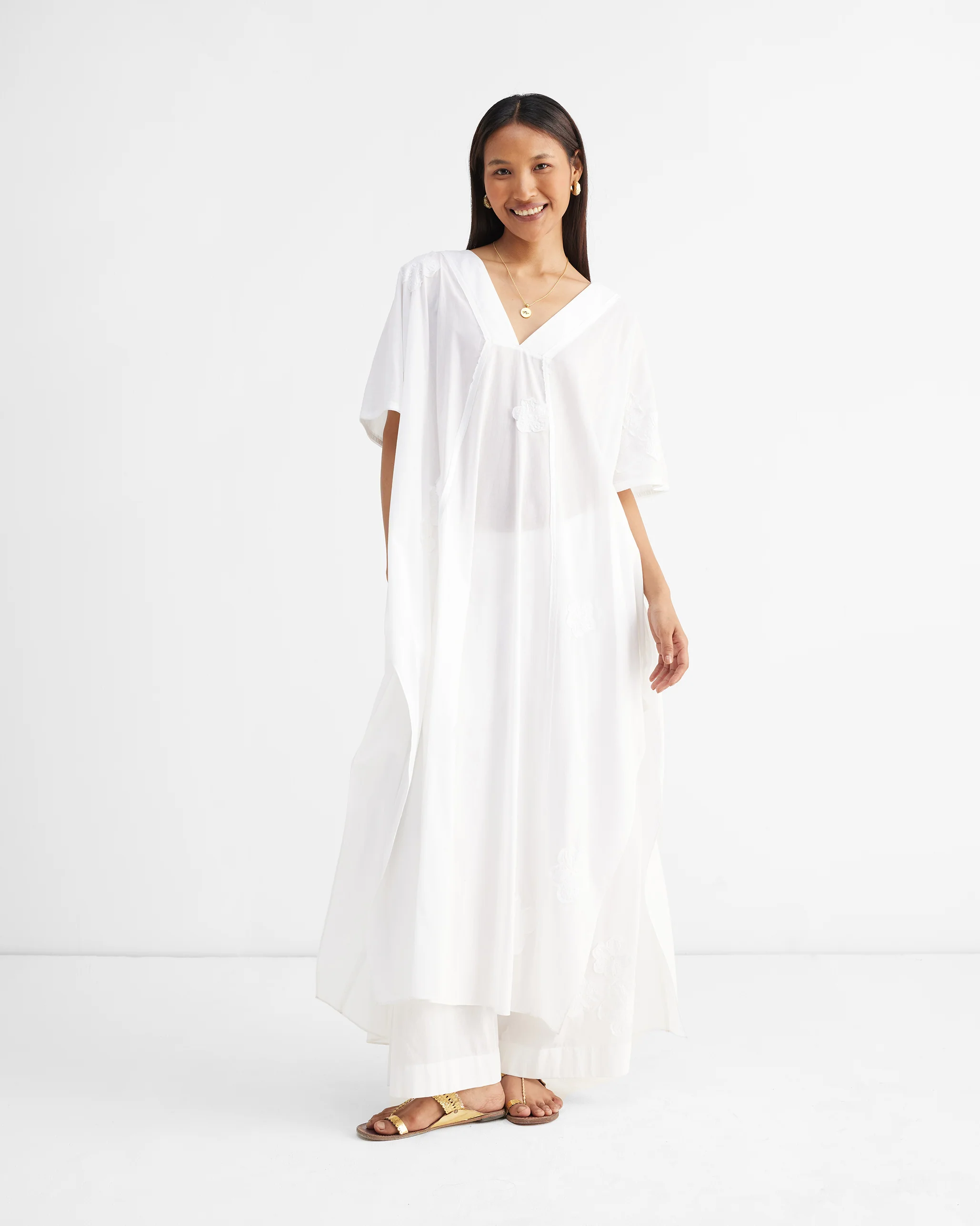 Basic Pyjamas - White Embroidery - Image 6