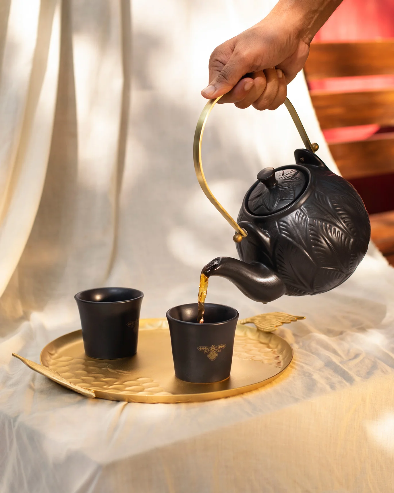Moor Teapot & Teacup Set - Image 2