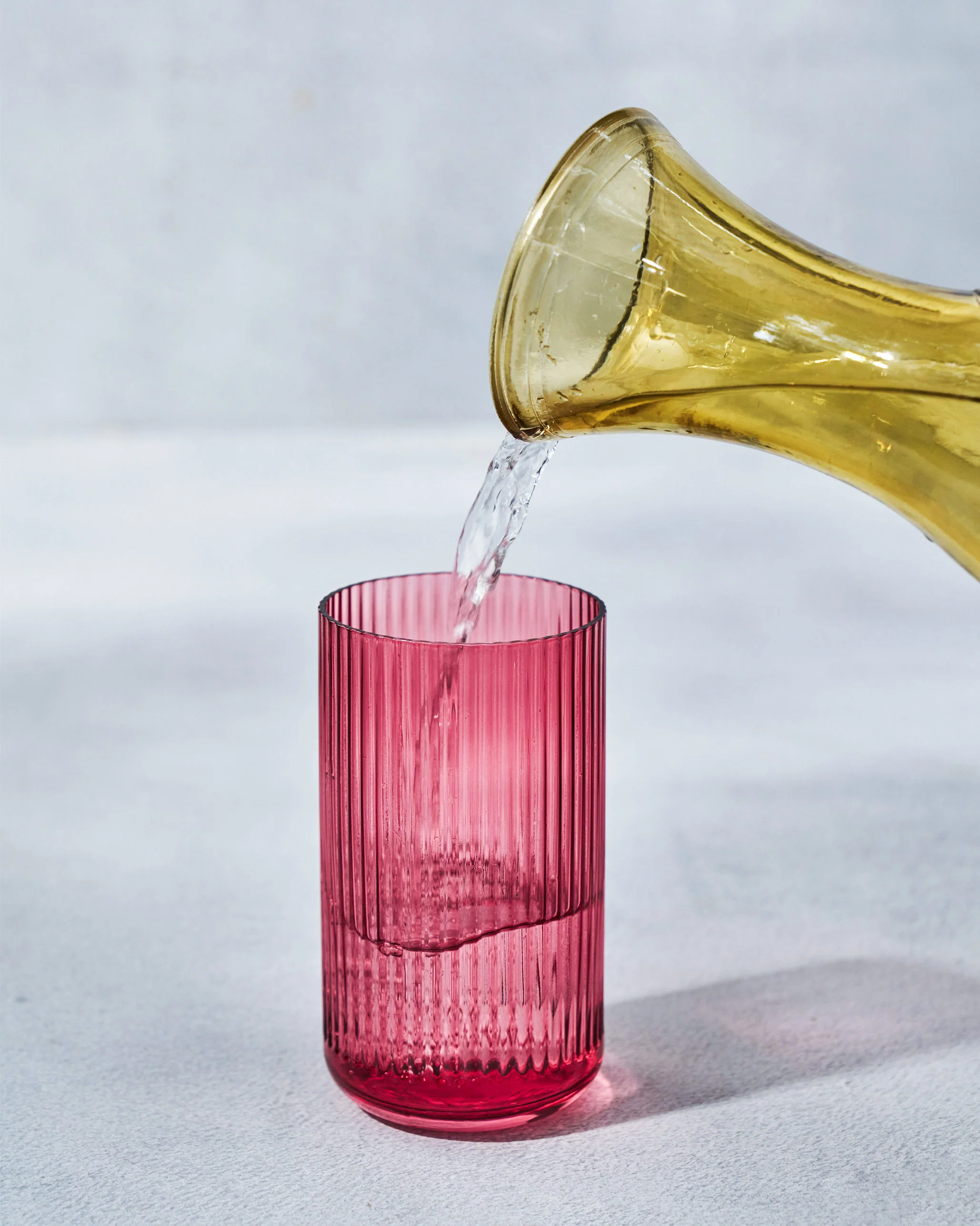 Serenity Highball Glass- Pink