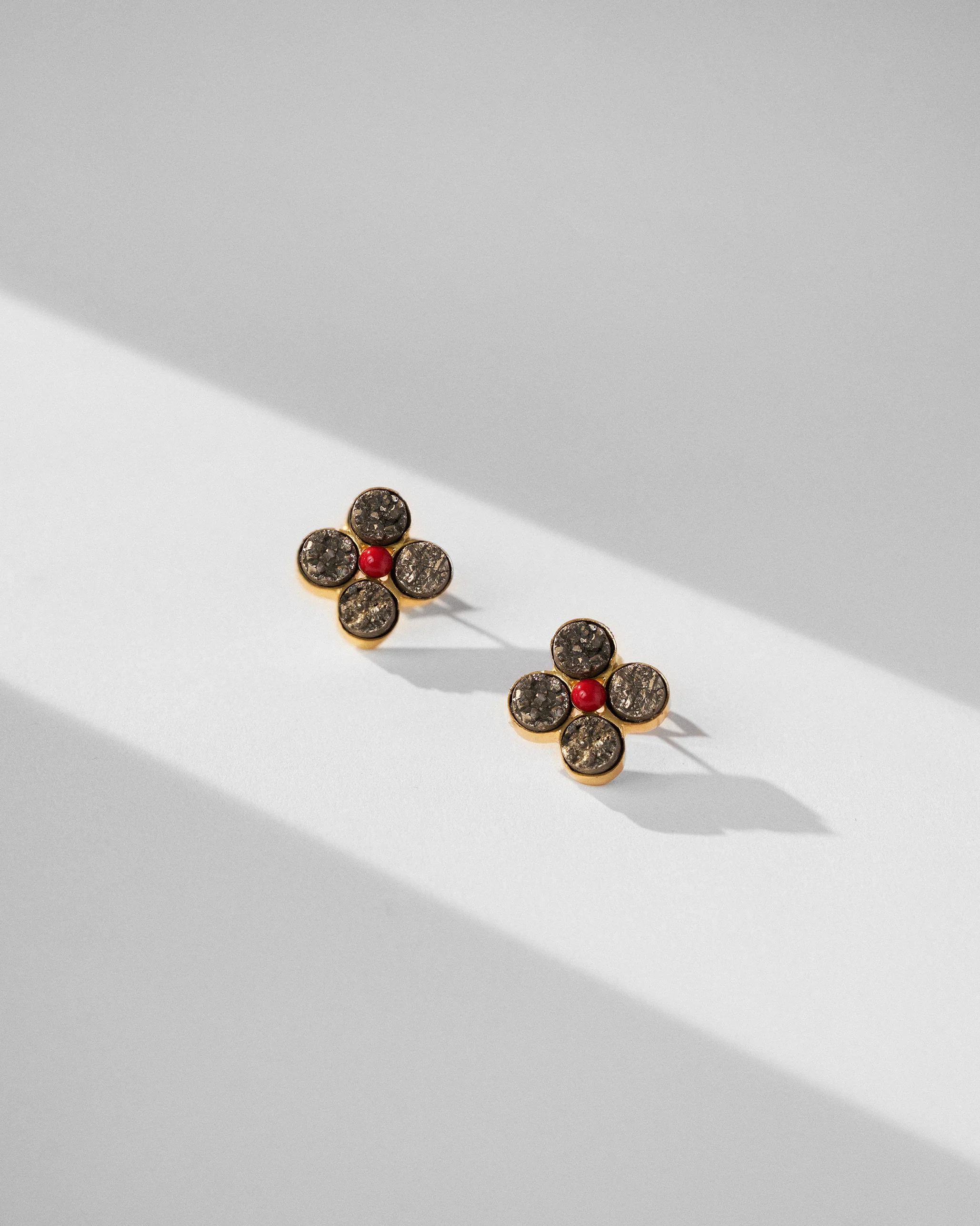 Sindhu Studs - Gold - Image 2