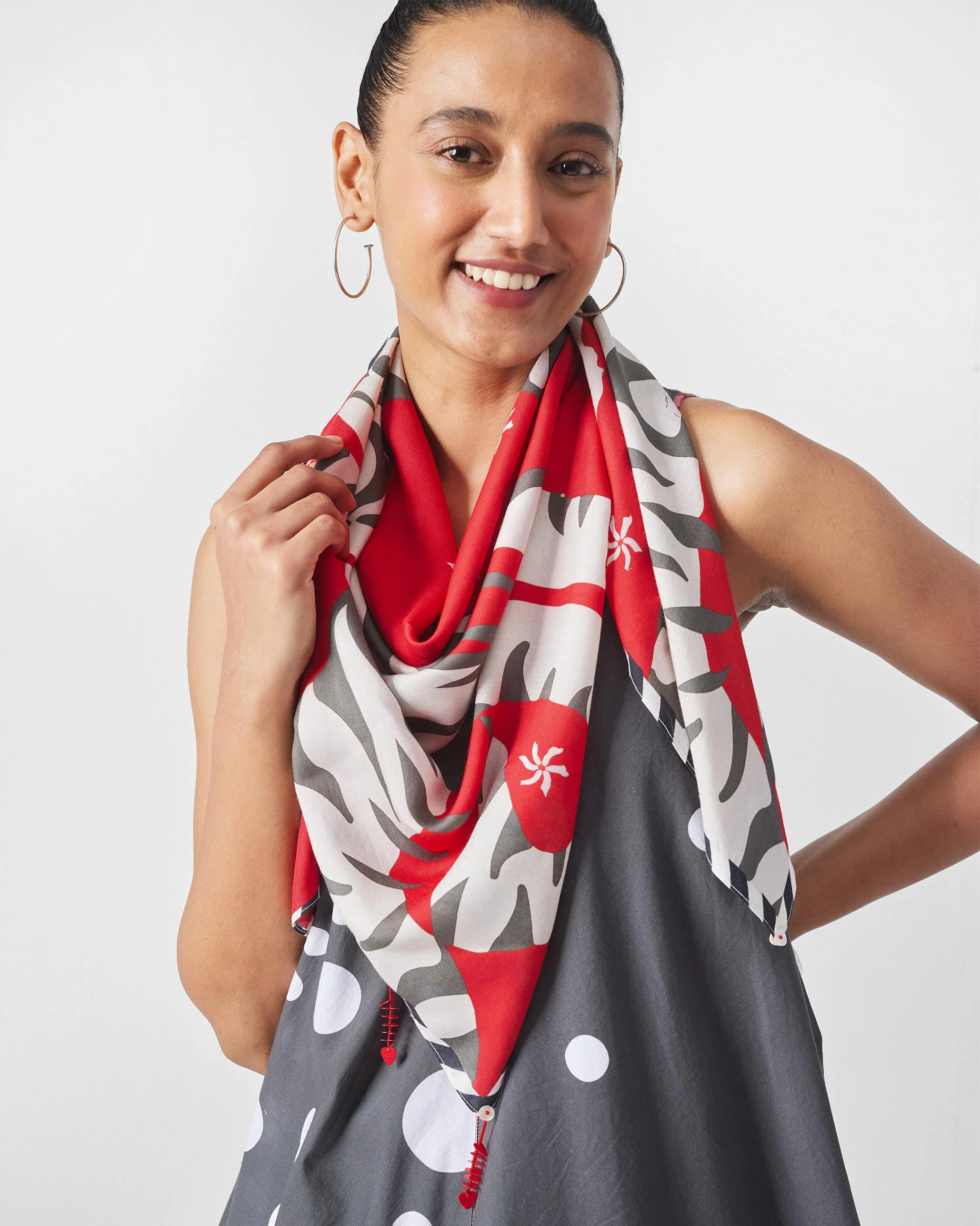Tigress Scarf - Red